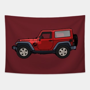 Jeep Wrangler Rubicon 2-door Red Tapestry