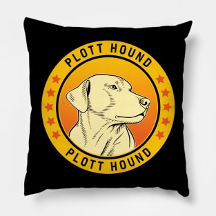 Plott Hound Dog Portrait Pillow