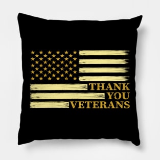 Thank You Veterans Pillow