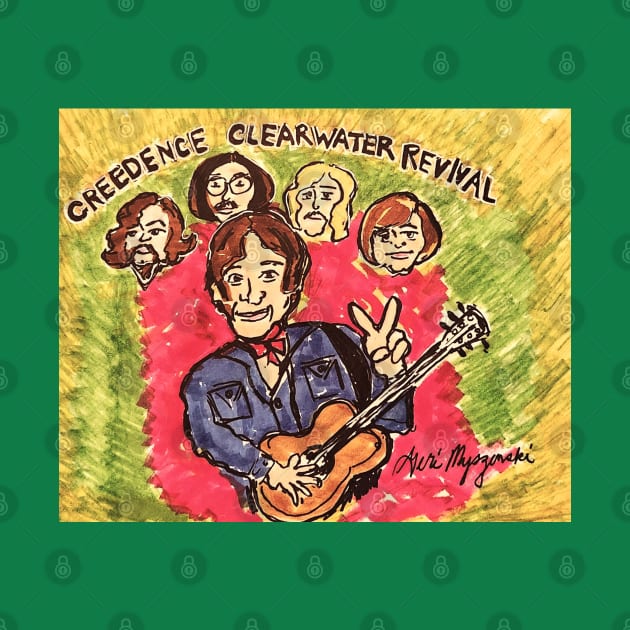 Creedence Clearwater Revival by TheArtQueenOfMichigan 