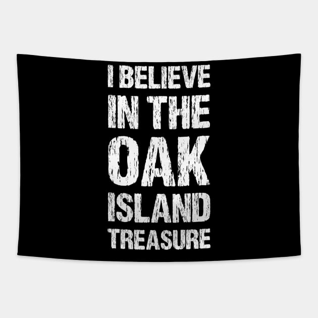 Oak Island Treasure Fan Tapestry by OakIslandMystery