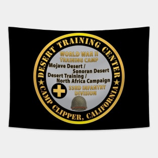 Camp Clipper, California, Desert Training Center - 33rd Infantry Division WWII X 300 Tapestry