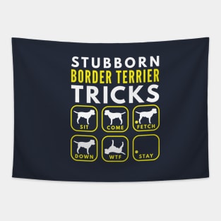 Stubborn Border Terrier Tricks - Dog Training Tapestry