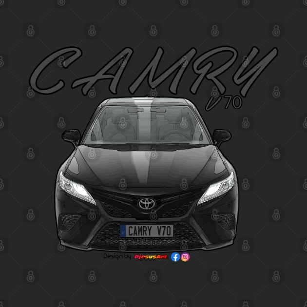 Toyota Camry V70 Black by PjesusArt