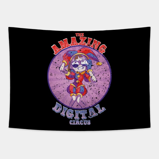 SAVE PONMI : THE AMAZING DIGITAL CIRCUS (GRUNGE STYL) Tapestry by FunGangStore