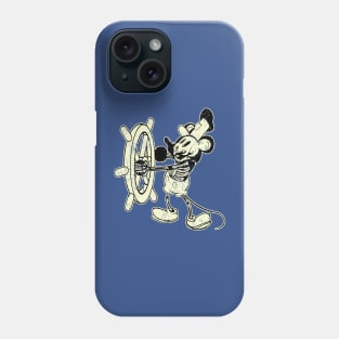 Classic Steamboat Willie Skull Phone Case