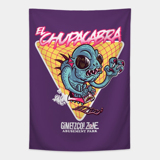 El Chupacabra - G’ZAP Tapestry by GiMETZCO!
