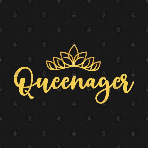 Gold Queenager queen ager, dramatic queen teenager by topsnthings