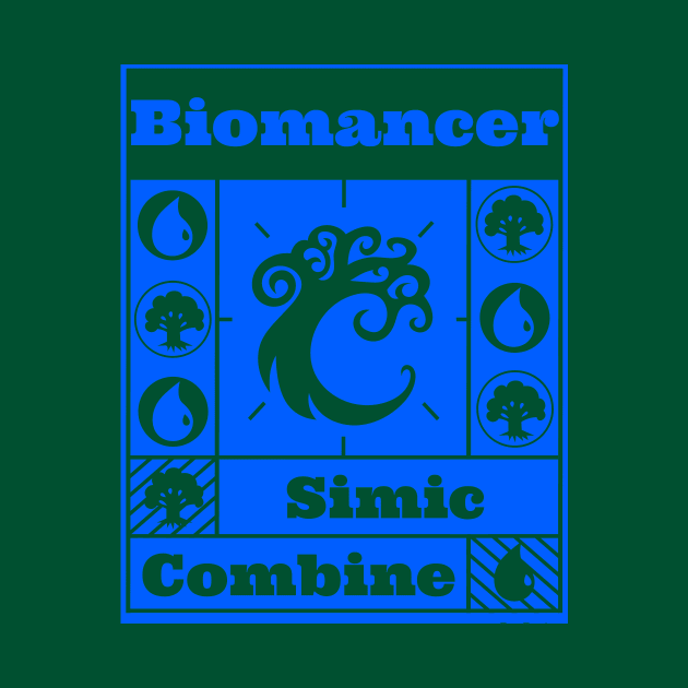 Simic Combine | Biomancer| MTG Guild Blue on Green EXP Design by ChristophZombie