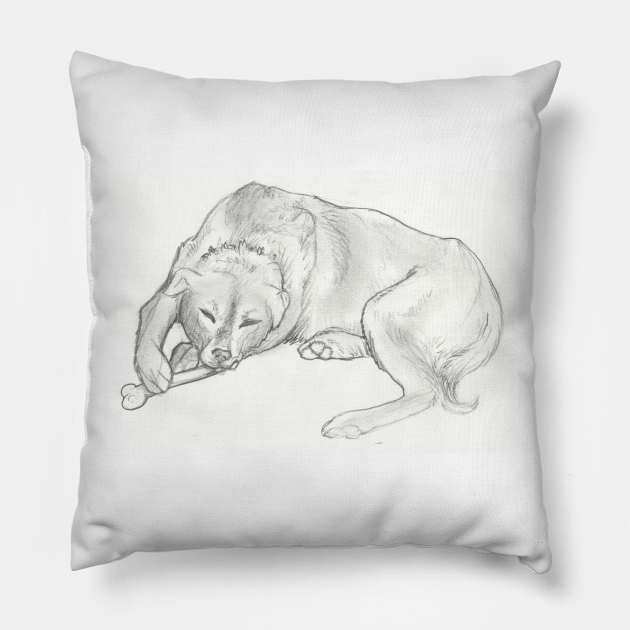 Dog Pillow by pegacorna