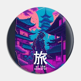 Futuristic Samurai: A Journey Through Time and Tradition Pin