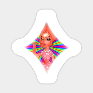 LGBTQ BLM Bratz Magnet