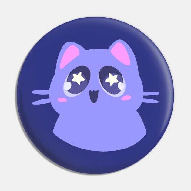 Starry Eyed Catto Pin by silly cattos