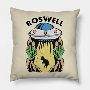 UFO IN ROSWELL Pillow