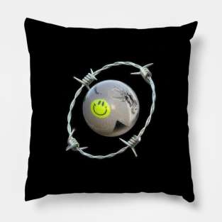 abstract globe bomb Pillow