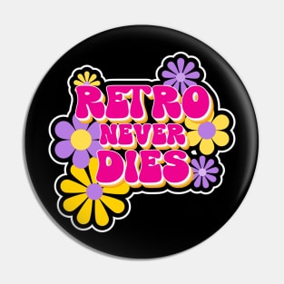 FLORAL Retro 60s Style Pin