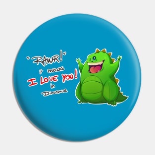 Dino loving Pin