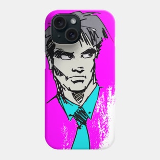 Guy In Blue Tie Phone Case