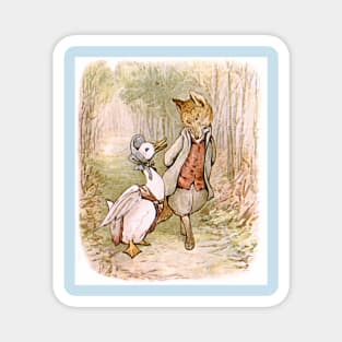 Jemimah Puddleduck and the Gentleman - Beatrix Potter Magnet