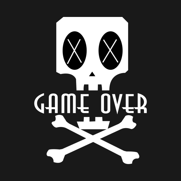 Game over Skull by kaizokuGhost