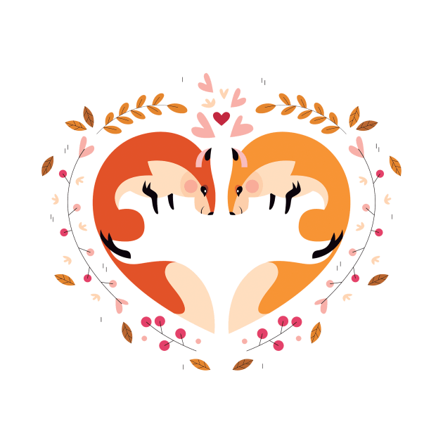 Fox Lovers by edwardecho