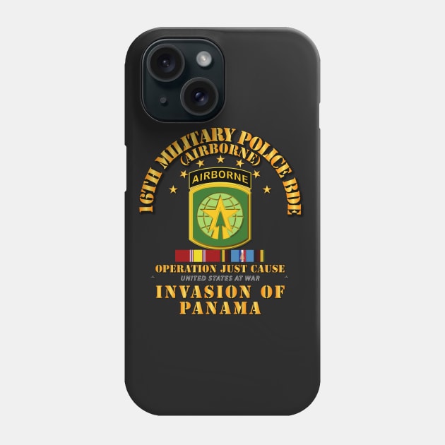 Just Cause - 16th Military Police Bde w Svc Ribbons Phone Case by twix123844