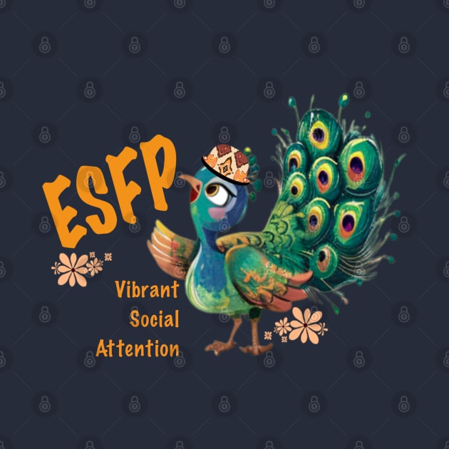 ESFP Performer, Peacock by Black Cat