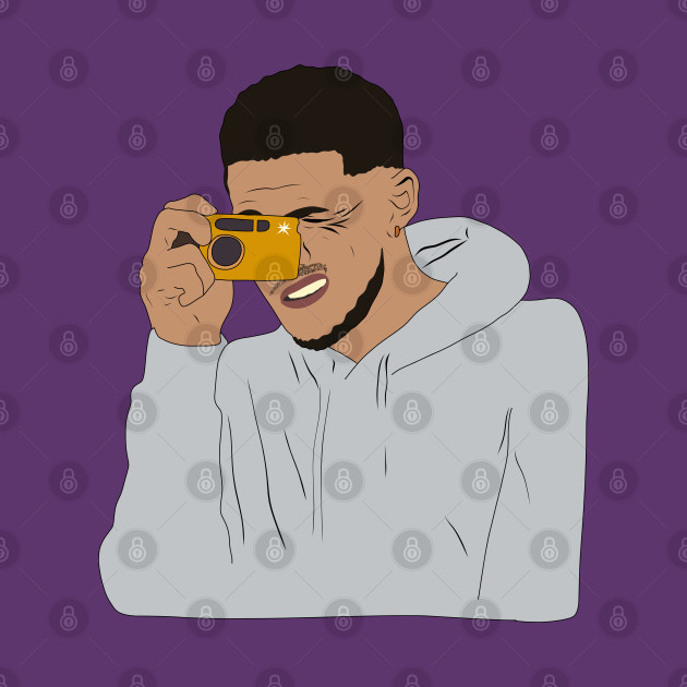 Devin Booker Phoenix Basketball Camera Flash Mercury Game - Devin Booker - Phone Case