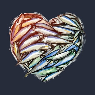 Sardine Heart - Sardinecore T-Shirt