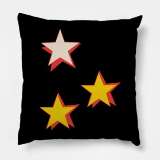 80's Retro Stars Pillow