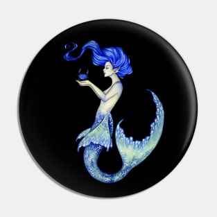 Winter Mermaid Pin