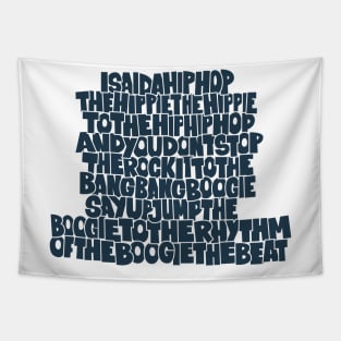 „Rapper's Delight“ Old School Graffiti Design Tapestry