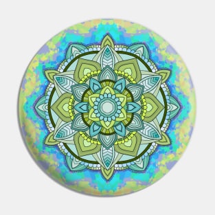 Mandala retro Pin