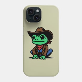 Frog Cowboy Phone Case