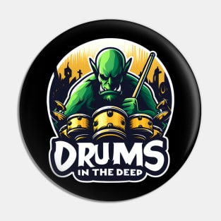 Drums in the Deep - Orc Drummer - Fantasy Pin