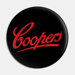 Retro Cooper's Ale Style Pin