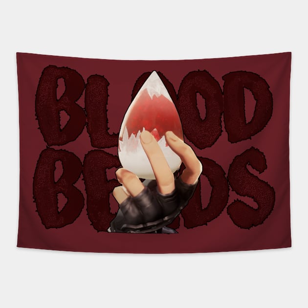 Code Vein Blood Beads Tapestry by StebopDesigns