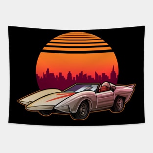 Go Speed Racer! Artwork Tapestry