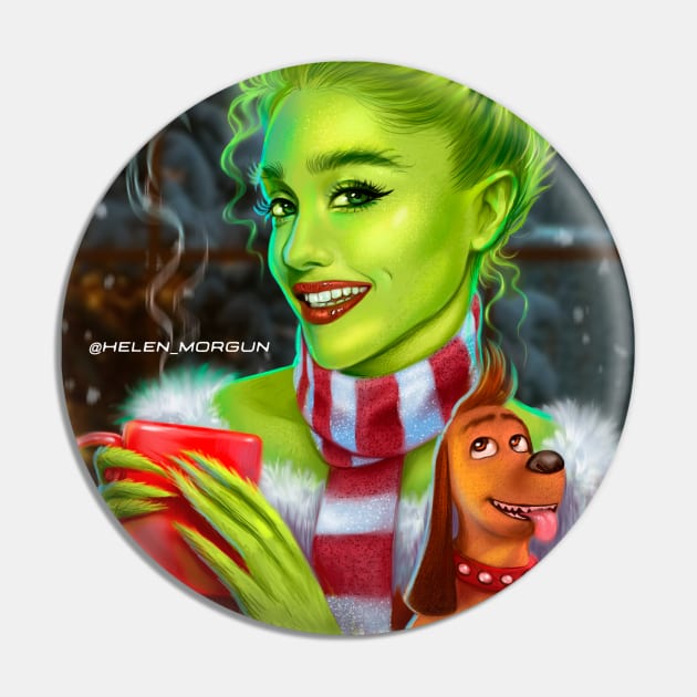 Grinch fan art Pin by helen_morgun