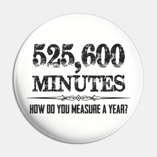 525600 Minutes Rent Musical Theatre Quotes - Actor Stage Manager Pin