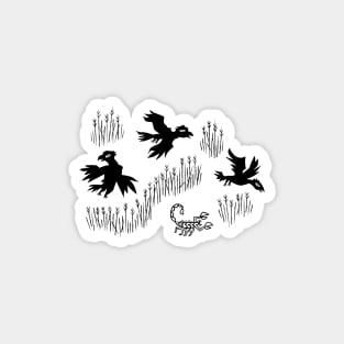 Crow, Crow, Scorpion, Crow Magnet