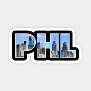 Philadelphia PHL Skyline Magnet