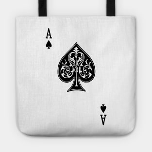 Ace Spades Spade Playing Card Game Tote