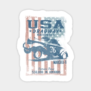 USA Dragway Magnet