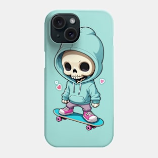 SKULL AND SKATE Phone Case