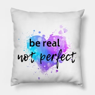 be real...not perfect blue/purple Pillow