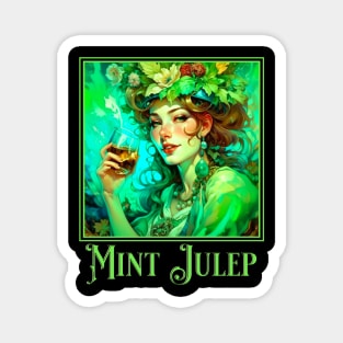 Art Nouveau Mint Julep Magnet