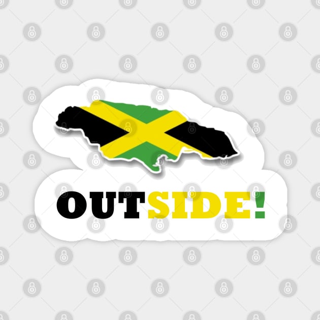 Jamaican Outside Magnet by Proway Design