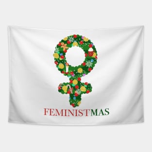 Merry FEMINISTMAS Tapestry