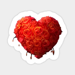 Heart Full OF Roses (Valentines Special) Magnet